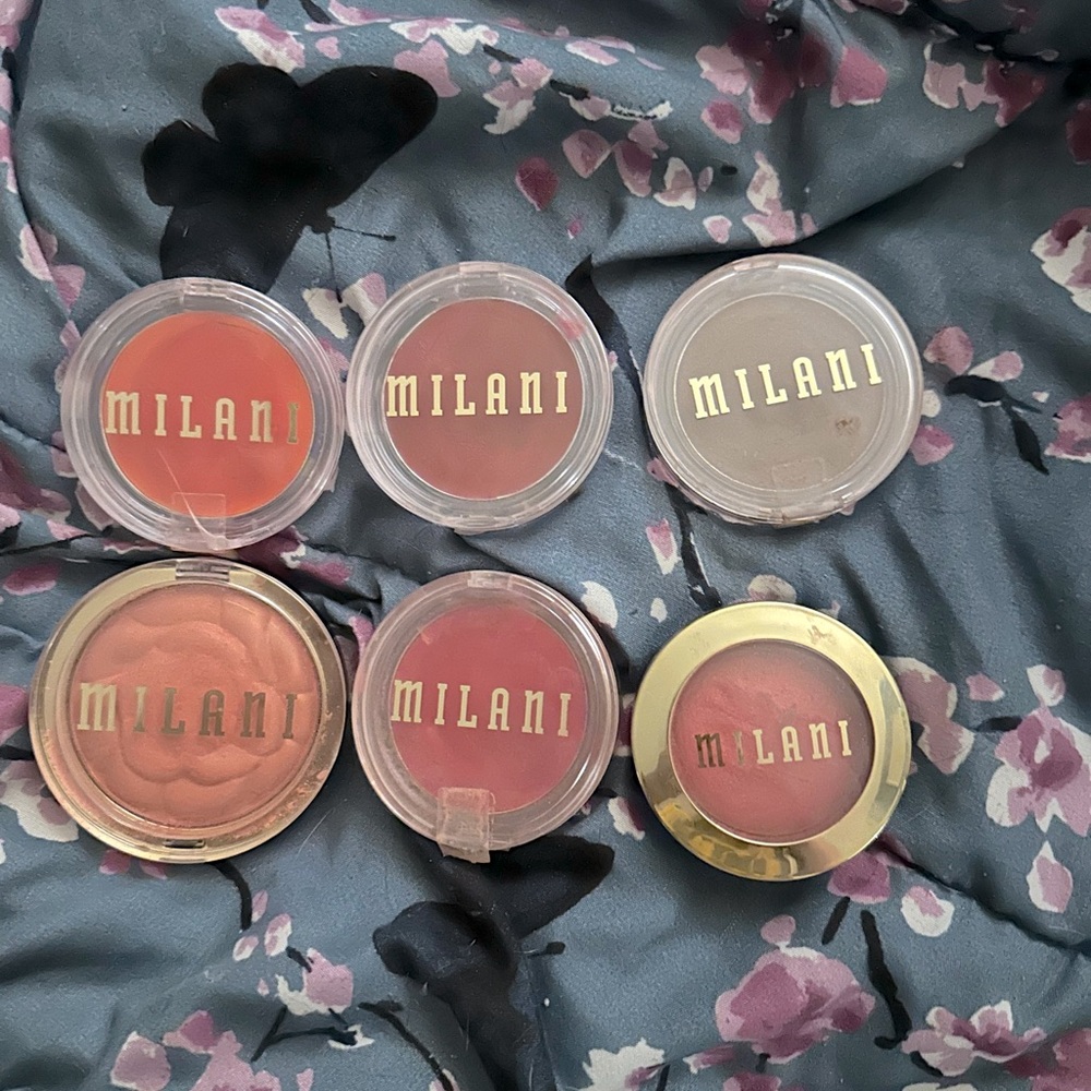 Milani Lot 5 blushes cream & powder and 1 cream bronzer